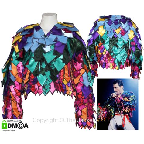 replica freddy mercury jacket|freddie mercury arrow jacket.